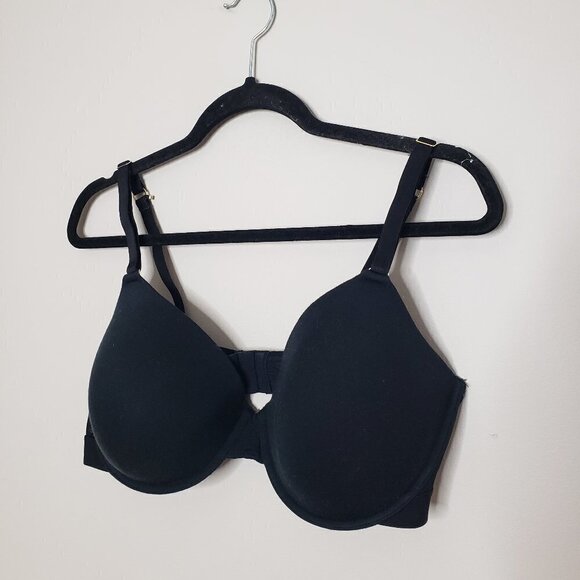 LIVELY Solid Black Full Coverage Underwire Bra - Picture 1 of 4